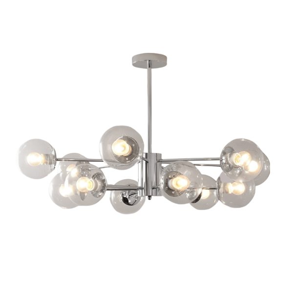 Molecular Lights Three Step Dimming Plating Glass Modern Chandeliers - Image 18