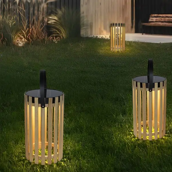 Portable Lantern Design Waterproof LED Modern Solar Outdoor Floor Lamp - Image 5