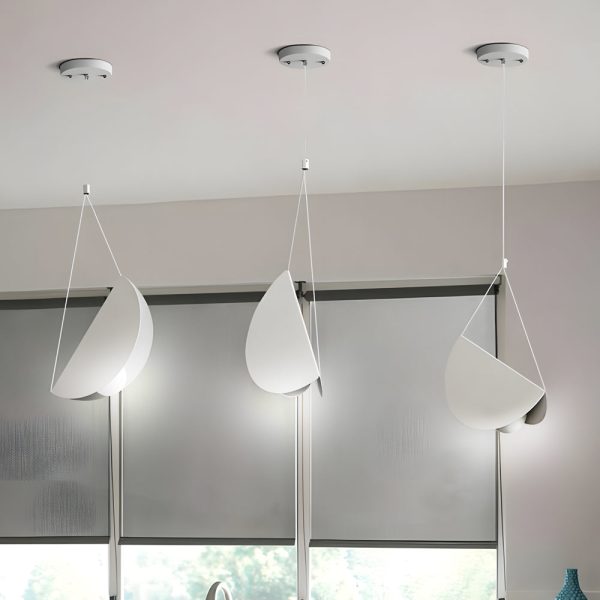 1/3/6-Light Minimalist Line White Glider Pendant Light - Image 4