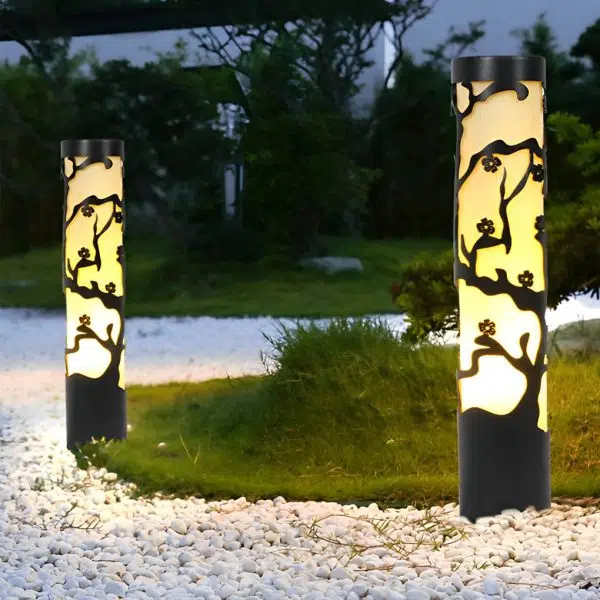 Wintersweet Decor Waterproof Black Retro Outdoor Light Pathway Lights - Image 5