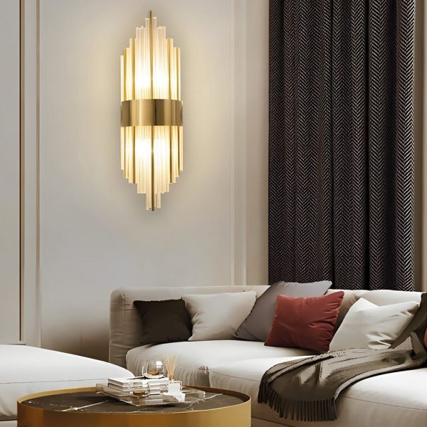 Simple Luxury Three Step Dimming LED Post-Modern Crystal Wall Lights Fixture - Image 3