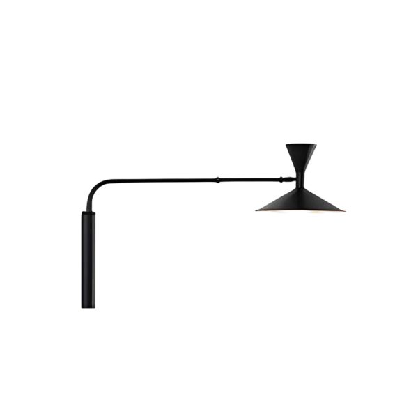 Marseille Swing Arm Wall Lamp Adjustable Long Metal Arm Trumpet Sconce - Image 13