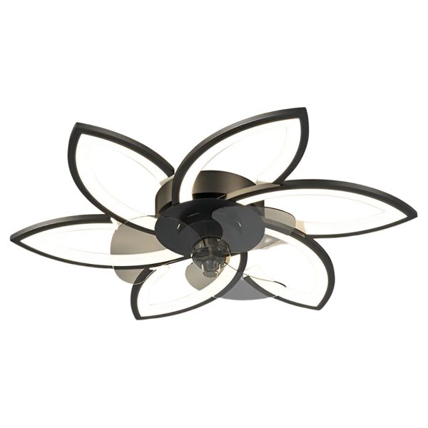 Flower Smart Silent Stepless Dimming LED Modern Ceiling Fan Light - Image 16
