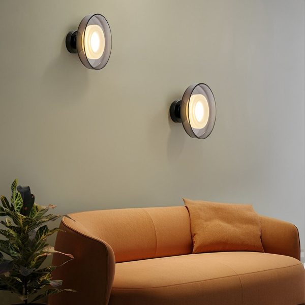 Creative Round Glass LED Post Modern Wall Lamp Wall Sconce Lighting - Image 6