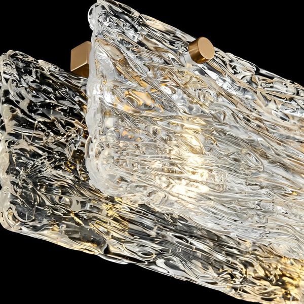 Minimalist Long Strip Glass LED Luxury Modern Dining Room Chandeliers - Image 4