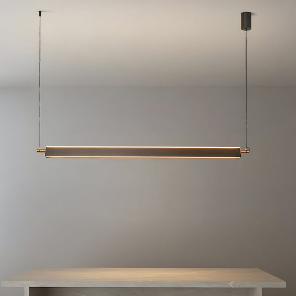 Modern 35.4''/47.2'' Black Aluminum Linear Kitchen Island Light - Image 4