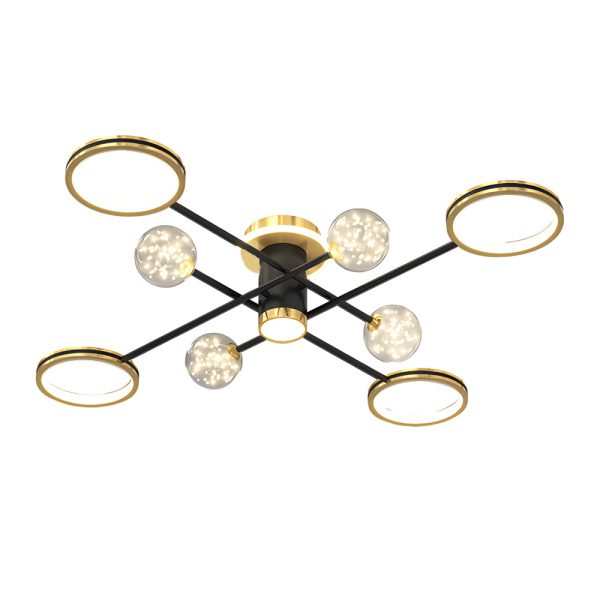 Starry Flowers Three Step Dimming Modern Ceiling Lights Fixture Hanging Lamp - Image 12