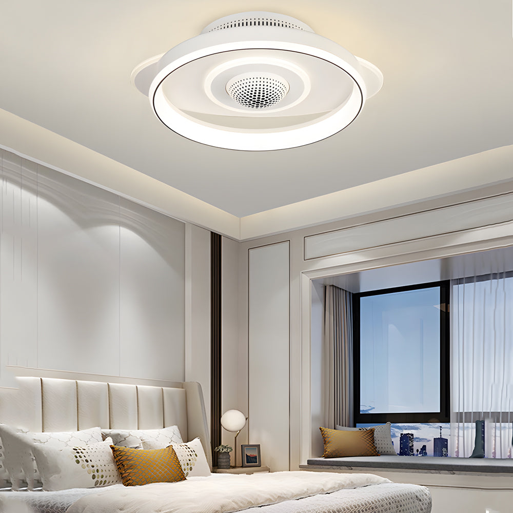 5-9d75f4ac-1750-494d-9cca-7569d6e6f529.jpg LED Smart Bladeless Ceiling Fan Round White Ceiling Fans with Dimmable Light - Image 1