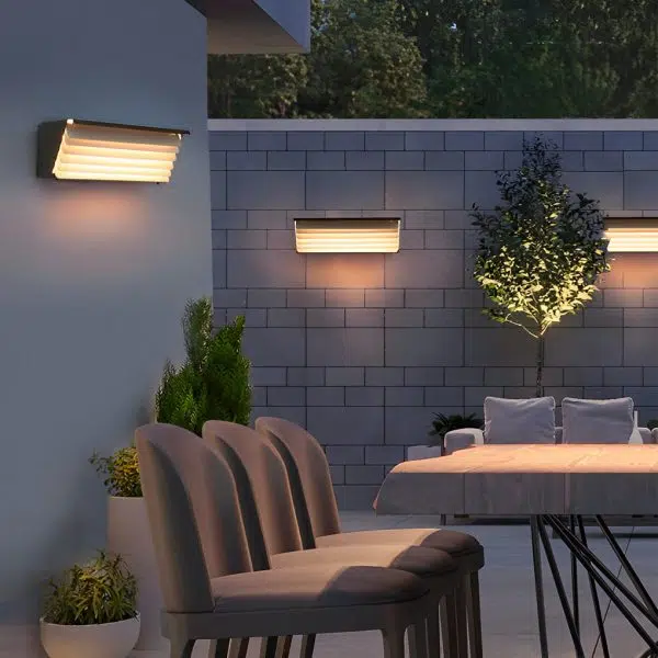 Creative Waterproof LED Modern Outdoor Wall Lamp Wall Sconce Lighting - Image 4