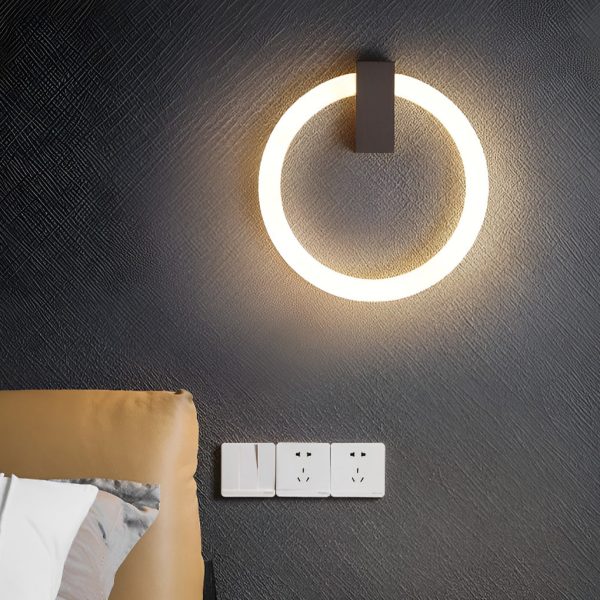 Circle Dimmable LED Modern Wall Sconce Lighting Wall Lamp Wall Light Fixture - Image 6
