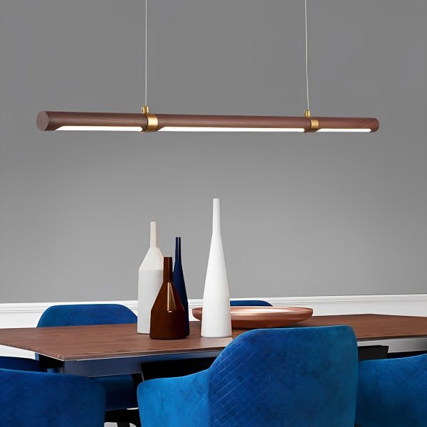 Mini Retro Metal Wood Chandelier Island Kitchen Dining Room Ceiling Light - Image 2