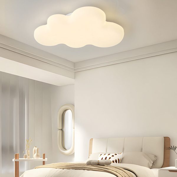 Cute Cartoon Clouds 3 Step Dimming Milky White Modern LED Ceiling Lights - Image 4