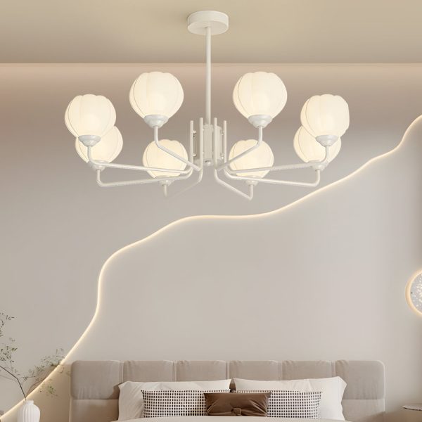 8 Flowers Bell Orchid Three Step Dimming Modern Hanging Lights Fixture - Image 4
