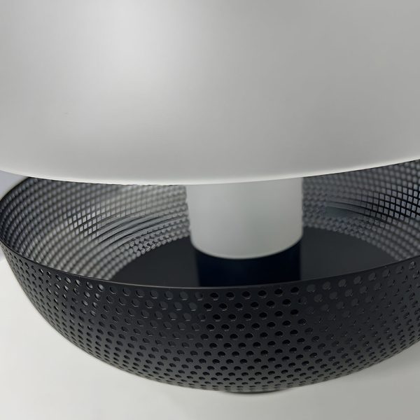 Mesh Metal and Frosted Glass LED 11 inch Table Lamp - Image 5