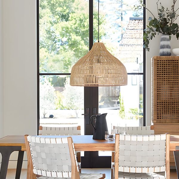 Rattan Shade Personality Creative Japanese Style Restaurant Chandelier - Image 2