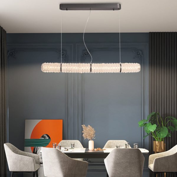 LED Crystal Linear Suspension Lamp Long Island Lighting - Image 2
