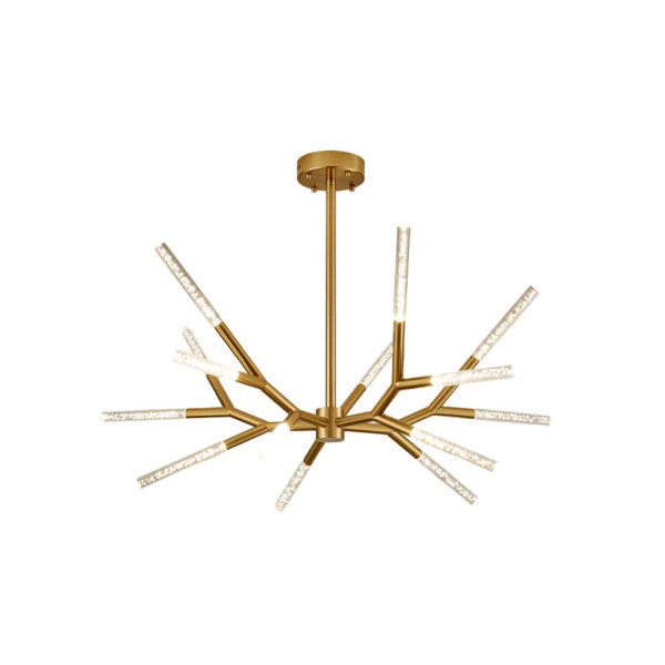 Unique Acrylic Branches LED Minimalist Lines Postmodern Chandelier Lamp - Image 15