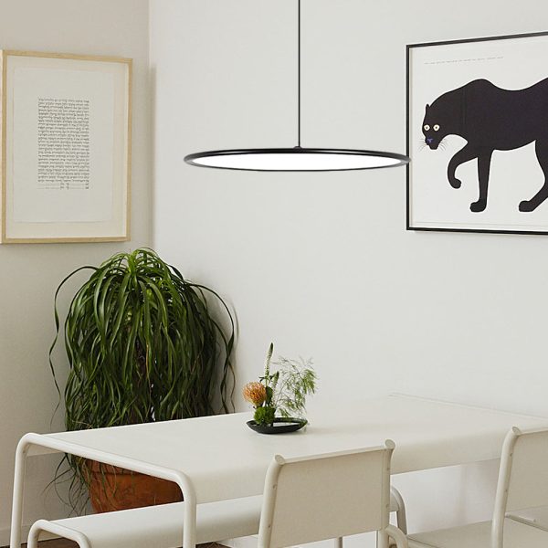 Minimalist Modern Circle Linear Industrial Pendant Lighting - Image 3