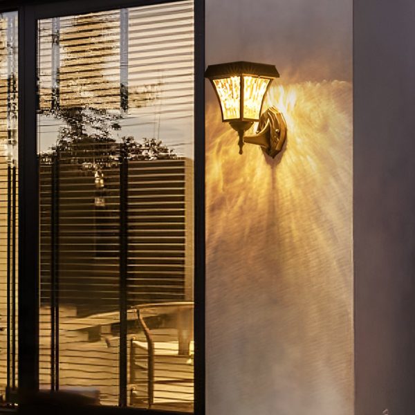 Waterproof LED Smart Touch Switch Modern Outdoor Plug in Wall Sconce Lighting - Image 5