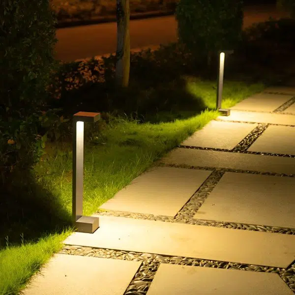 I-Shaped Waterproof Aluminum LED Black Modern Outdoor Pathway Lights - Image 3