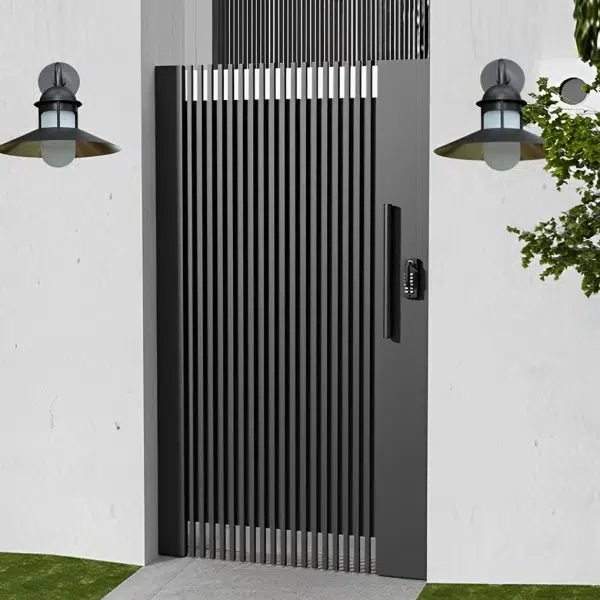 Antique Round Iron Glass Waterproof Black Retro Outdoor Wall Lights - Image 2