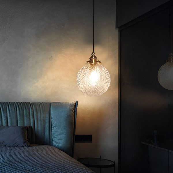 Creative Glass Ball Three Step Dimming LED Modern Pendant Lights - Image 3