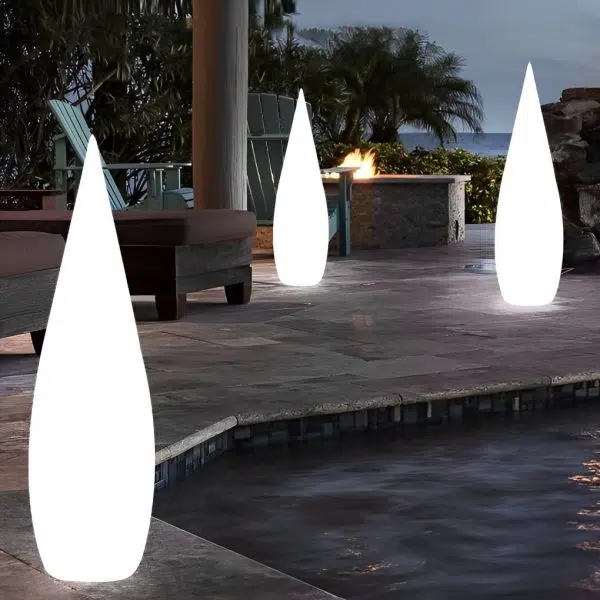 Three-Way Powered Water Drop LED Floor Lamp - Image 5
