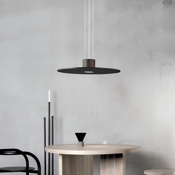Round Plate Shaped LED Modern Pendant Light Hanging Lamp Island Lights - Image 5