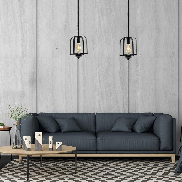 Creative Iron Cage American Country Style Chandelier Ceiling Light Fixture - Image 3