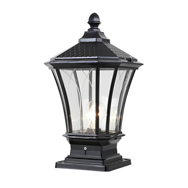 Vintage Waterproof LED Retro Solar Fence Post Lights With Remote Control - Image 12