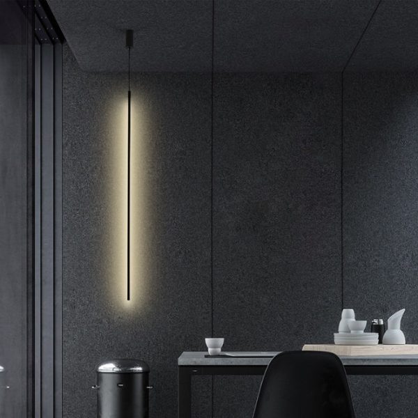 Minimalist Line 1-Light Adjustable Long Line LED Pendant Light - Image 11