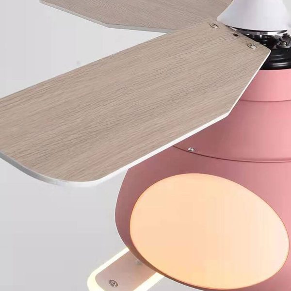 Cartoon Creative Aircraft Design LED Downrods Ceiling Fan Light - Image 10