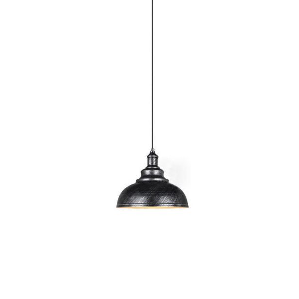 Industrial Simple Dome Round Pot Lid Iron 1-Light Pendant Light - Image 17