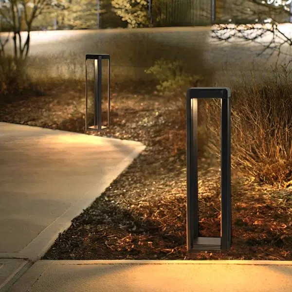 Modern Black Solar Pathway Light Durable & Minimalist Design - Image 3