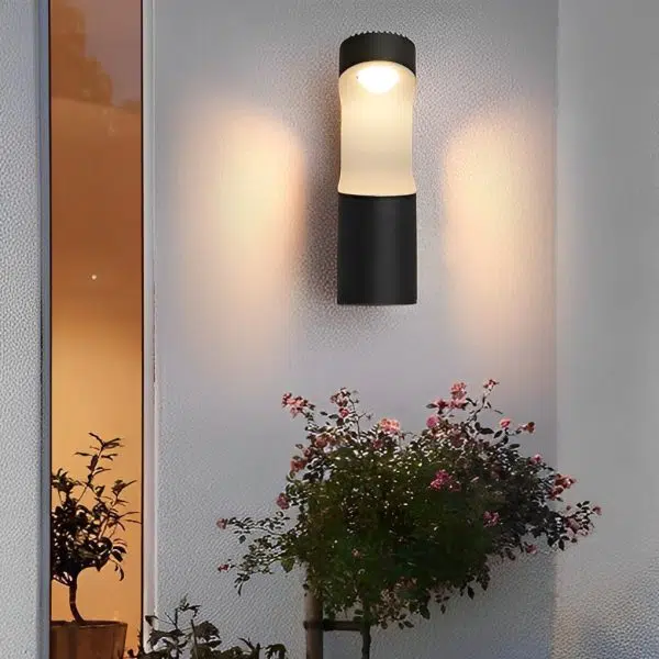 Creative LED Waterproof Black Modern Outdoor Wall Lamp Exterior Lights - Image 4