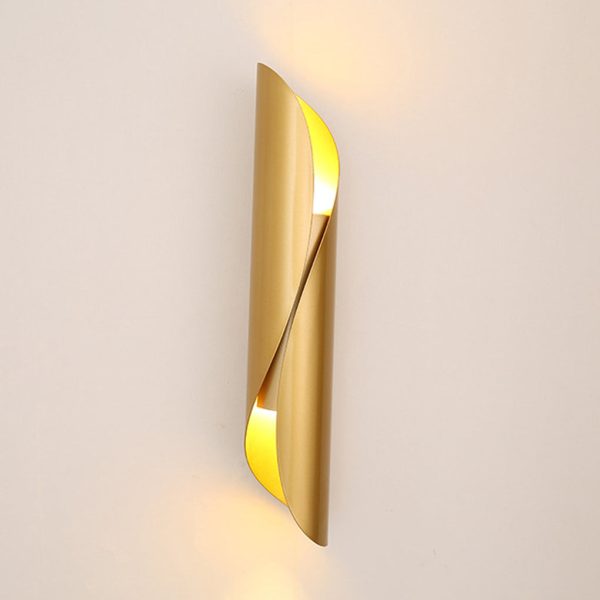 Nordic Unique Arc Background Wall Bedside Industrial Style Wall Lamp - Image 9