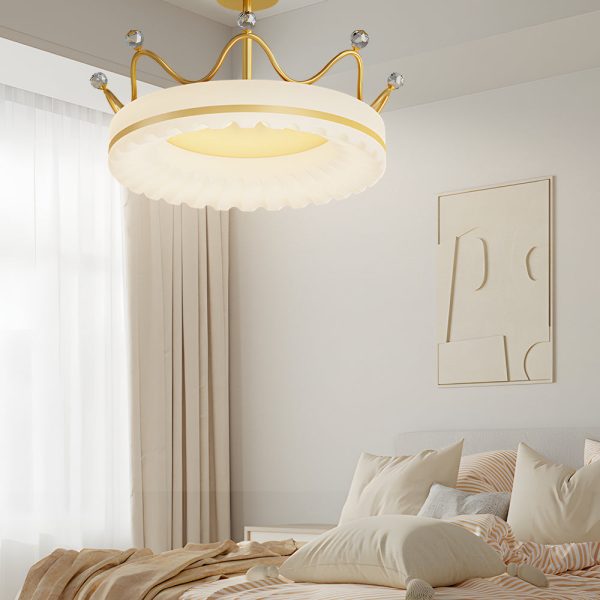 Creative Crowns Three Step Dimming LED Luxury Modern Ceiling Lights Fixture - Image 3