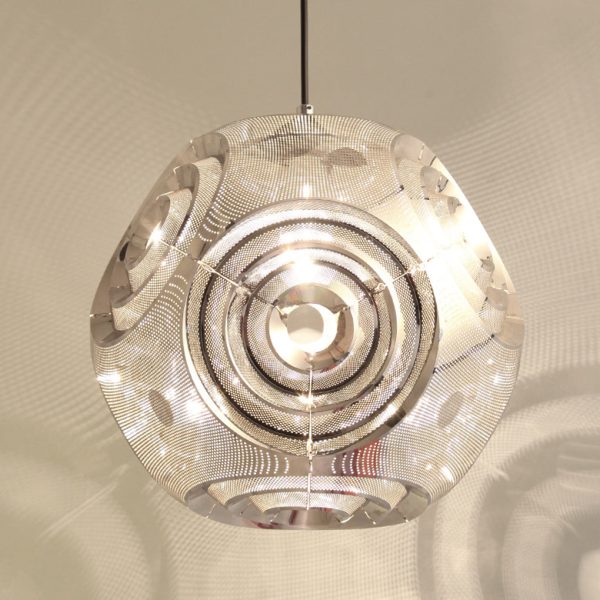 Creative Irregular Circular Stainless Steel Post-modern Chandelier Light - Image 4