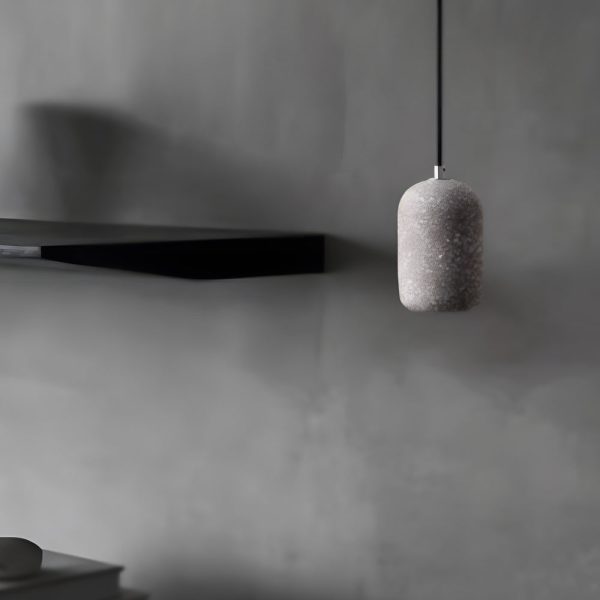 Nordic Cylinder Cement Pendant Light LED Hanging Lamp Kitchen Island Hanging Light for Dining Room - Image 2