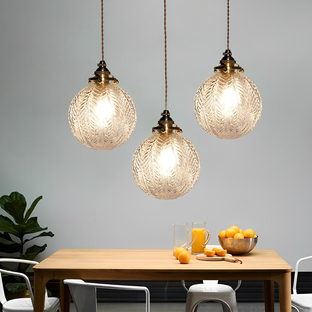 6-28624dbc-c399-41ab-b425-c495c6d21b17.jpg Creative Glass Ball Three Step Dimming LED Modern Pendant Lights - Image 1