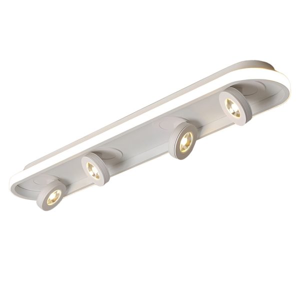 Rounded Rectangular LED Adjustable Spotlight Modern Ceiling Lights - Image 14