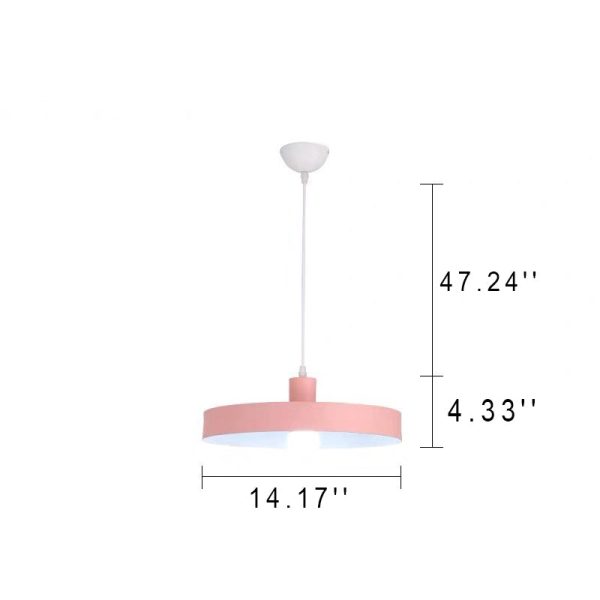 Modern Nordic Macaron Color 1-Light Pendant Light - Image 8