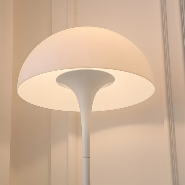 Downlight Modern White Dimmable Mushroom Dome Floor Lamp - Image 5