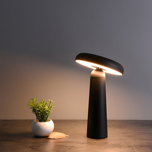 Tiltable Mushroom Touch Dimmable USB Rechargeable Table Lamp - Image 2