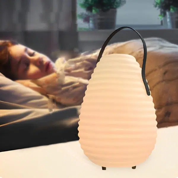 Waterproof Round LED Timing USB Rechargeable Portable Outdoor Lanterns - Image 5