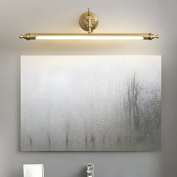 Antique Gold 180?? Rotatable LED Bathroom Vanity Light with Adjustable Ambiance - Image 4