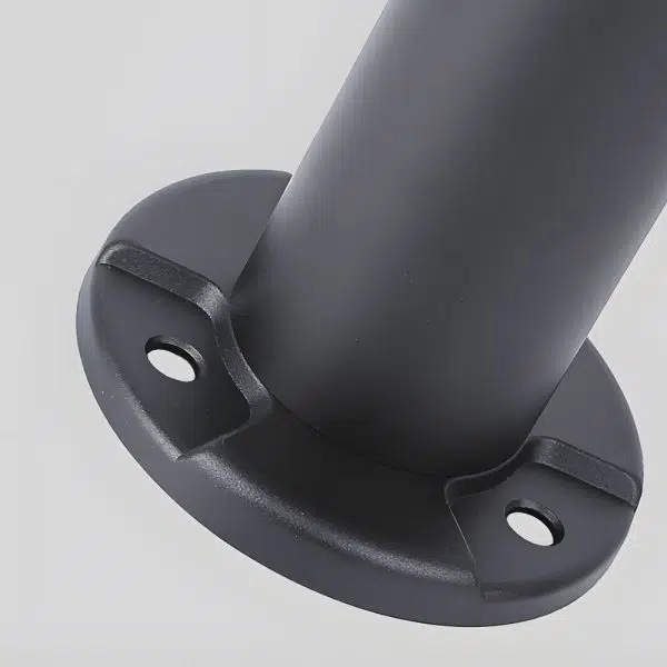 Black Solar Lawn Bollard Light - Image 6