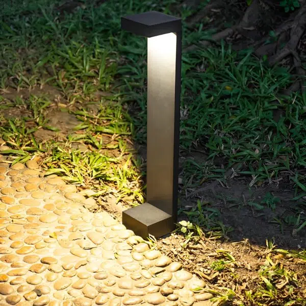 I-Shaped Waterproof Aluminum LED Black Modern Outdoor Pathway Lights - Image 4