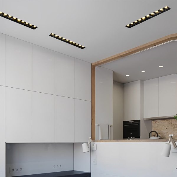 Linear Trimless Recessed Spotlight Magnetic COB Profile Unvisible LED Downlight - Image 3