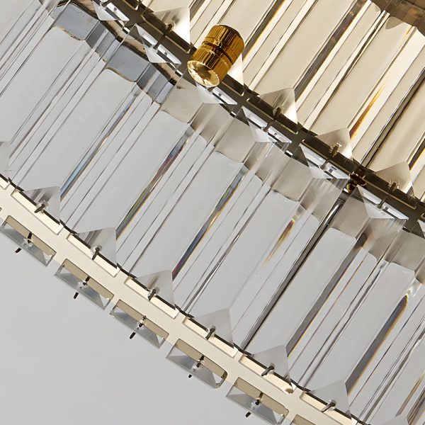 Round Crystal Stepless Dimming LED Luxury Post-Modern Ceiling Light Fixture - Image 5